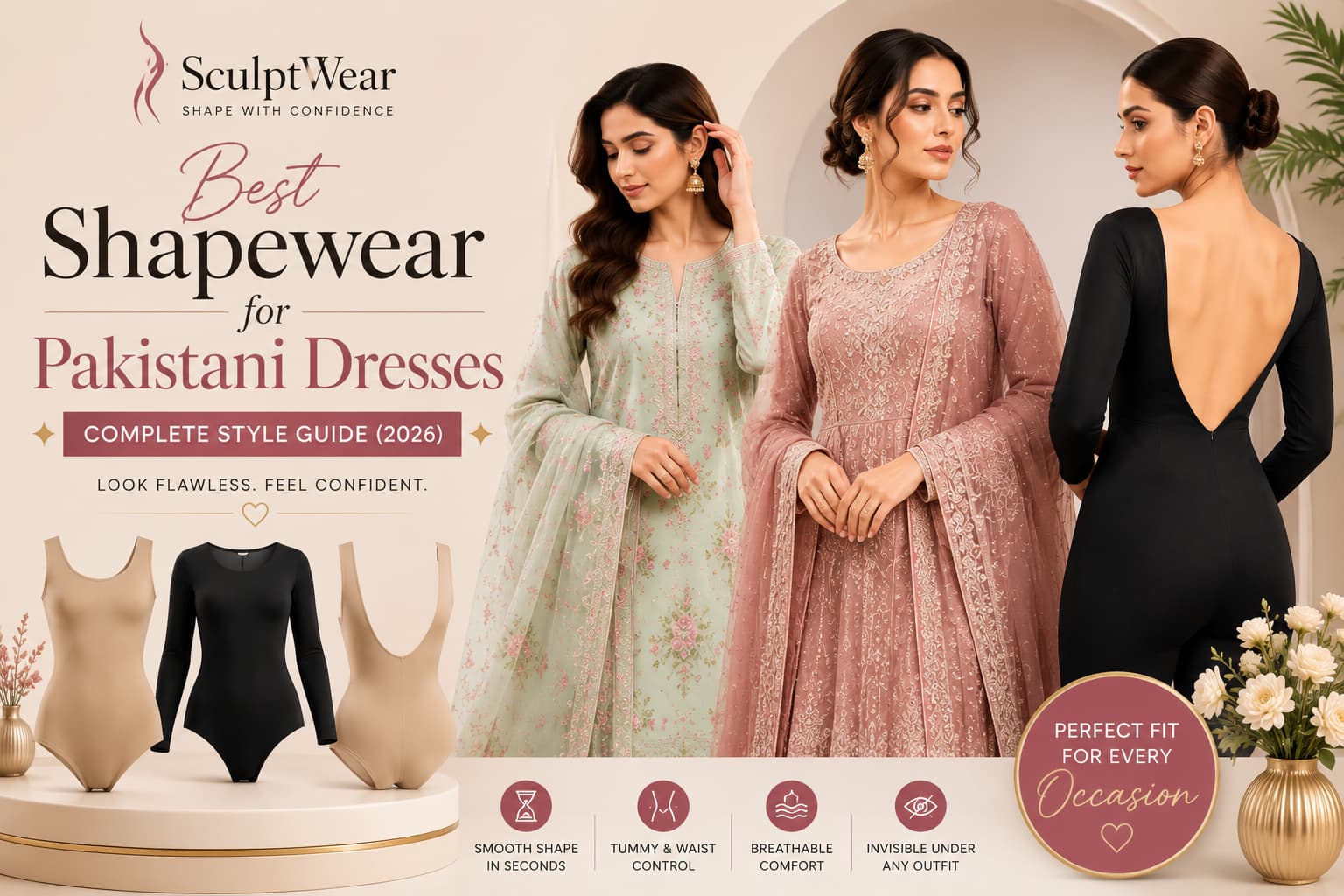 Best Shapewear for Pakistani Dresses: Complete Style Guide (2026)