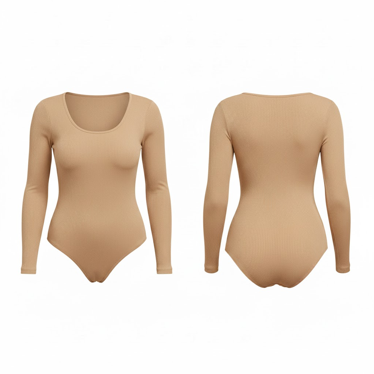 Slimming Long-Sleeve Bodysuit for Women