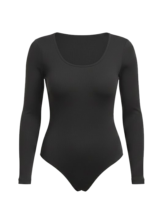Slimming Long-Sleeve Bodysuit for Women